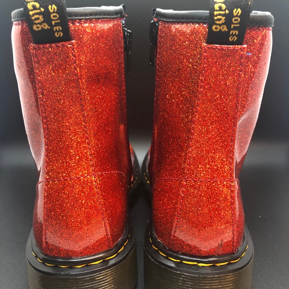 NEW Women’s Dr. Martens 1460 Glitter Side Zip Boot - Picture 6 of 8